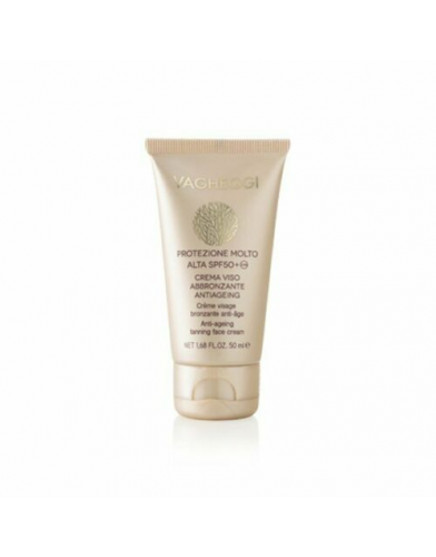 Anti-ageing tanning face cream SPF50 (UVA) Vagheggi, 50 ml